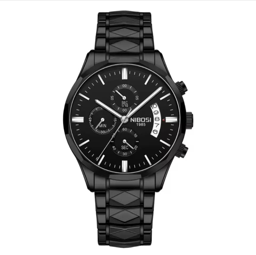 NIBOSI 2655 Chronograph Stainless Steel Gents Watch
