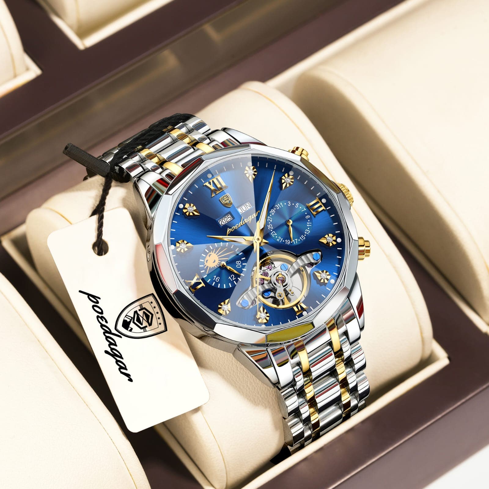 POEDAGAR 1422 Automatic Tourbillon Gents Watch