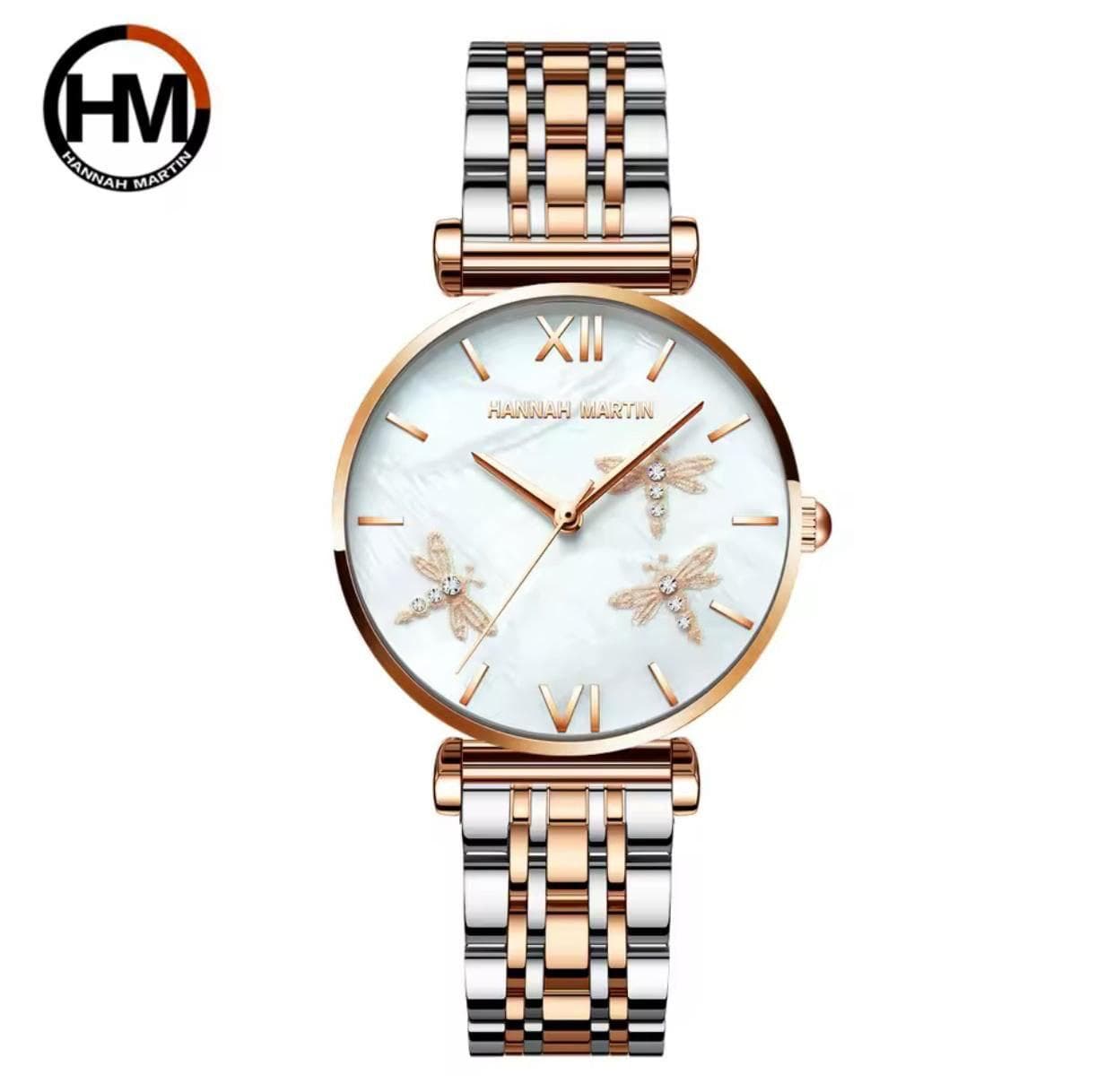 HANNAH MARTIN 1531 Water Resistant Stainless Steel Ladies Watch