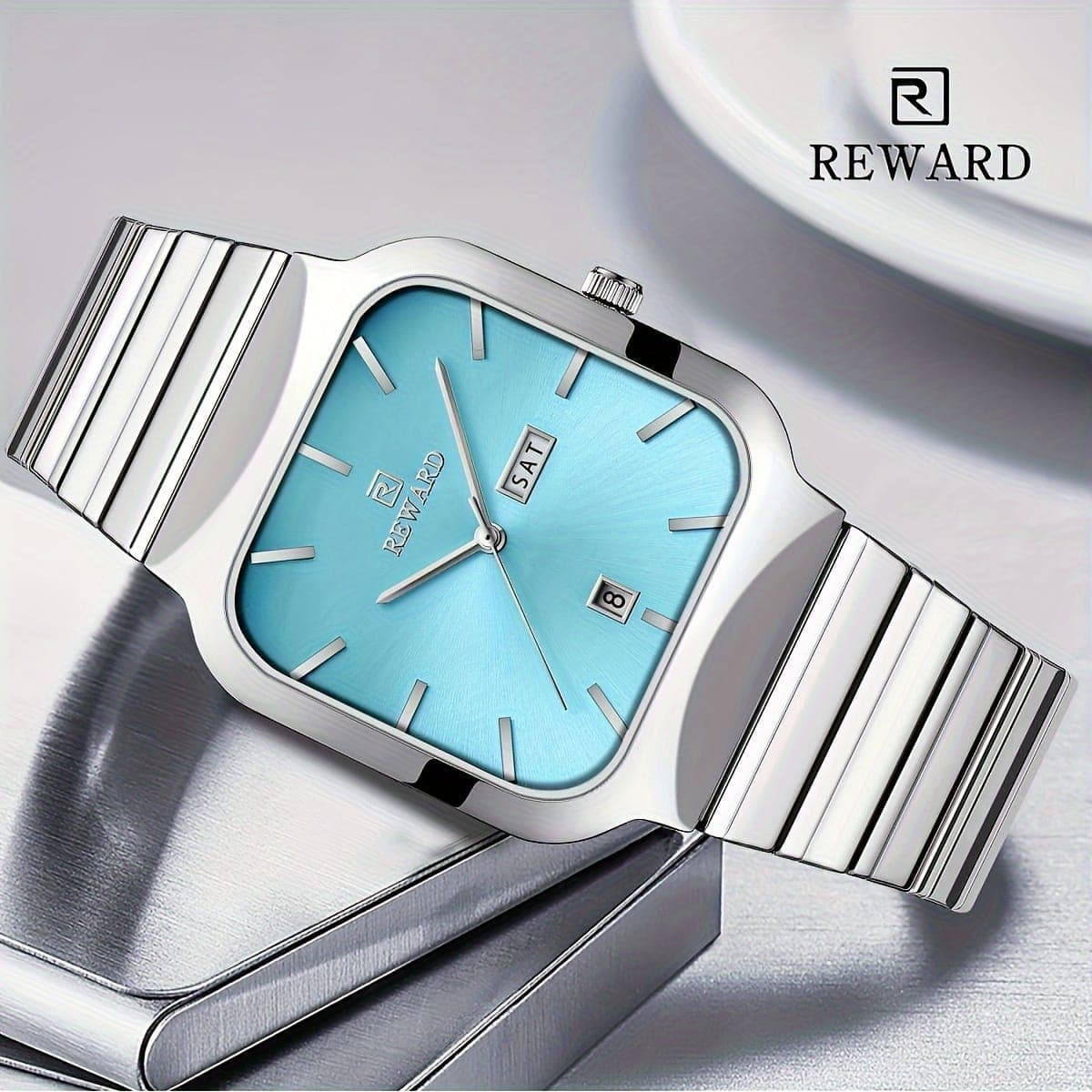 REWARD Stainless Steel Water Resistant Gents Watch