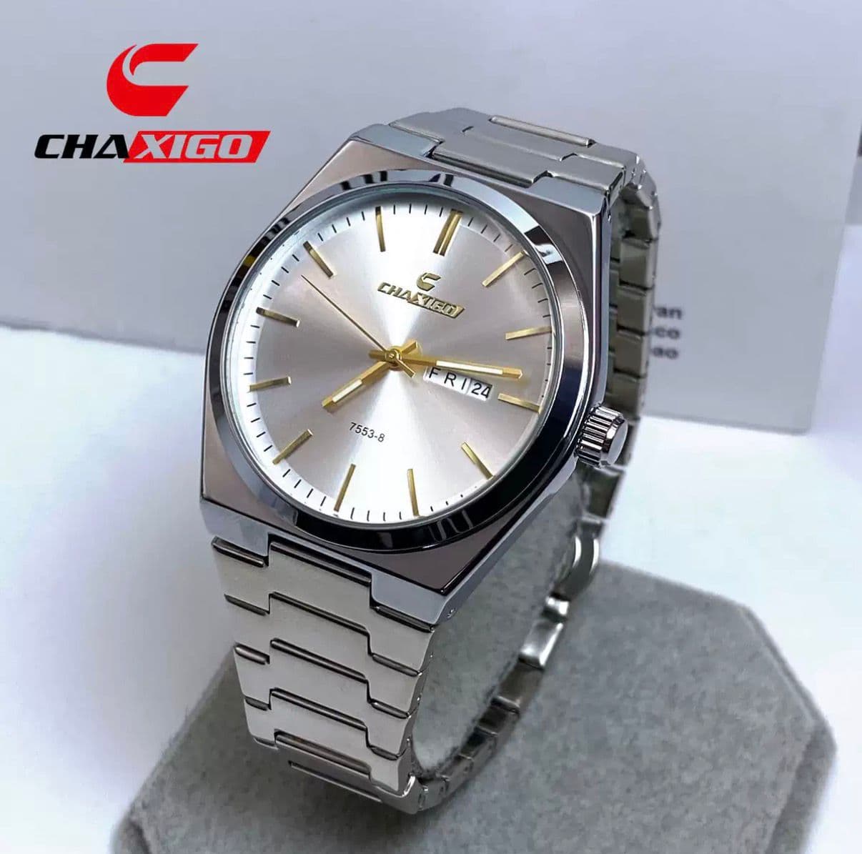 CHAXIGO 7553 Quartz Stainless Steel Gents Watch