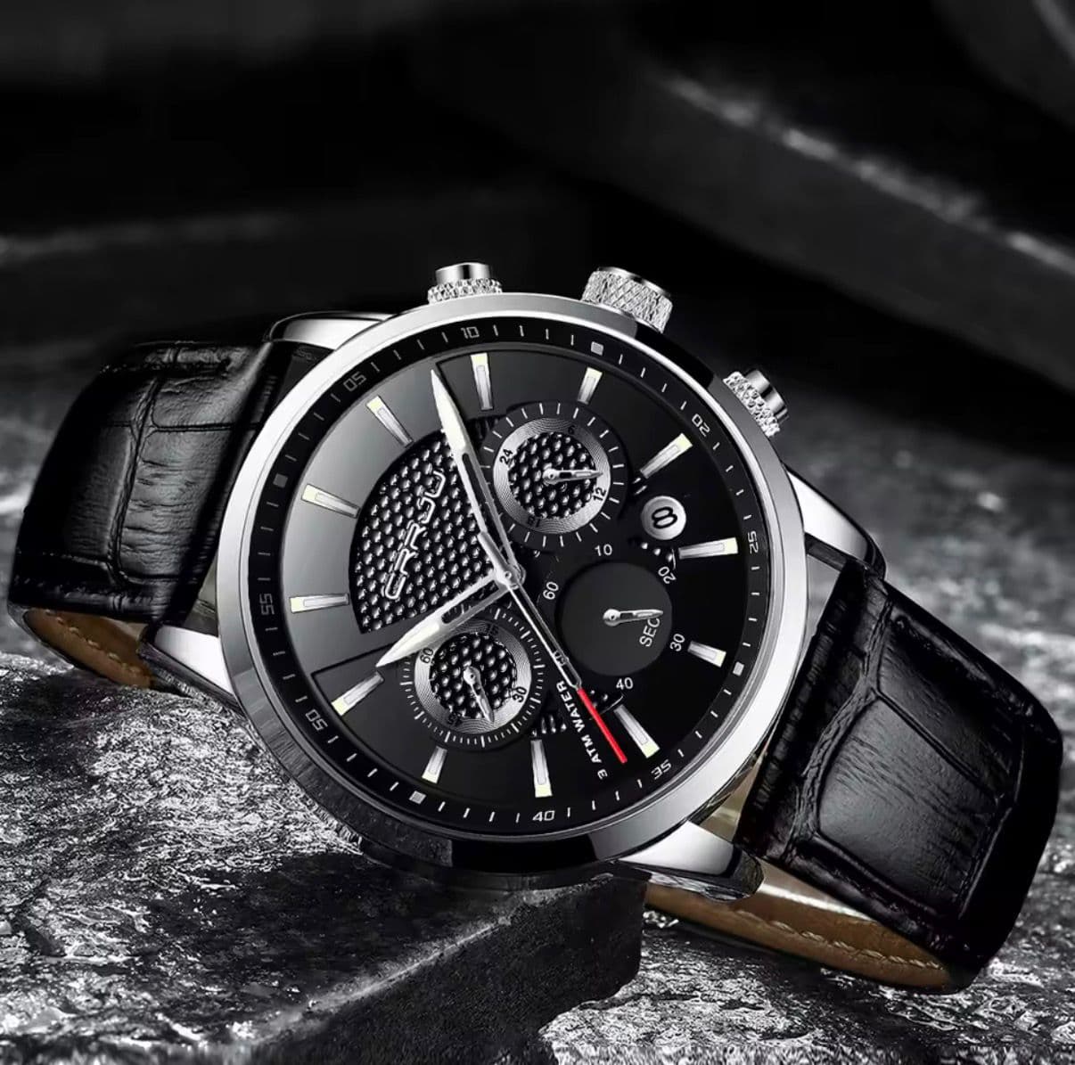 CRRJU Chronograph Stainless Steel Gents Watch