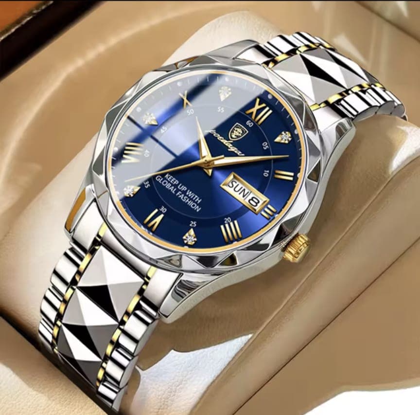 POEDAGAR 615 Luminous Water Resistant Gents Watch